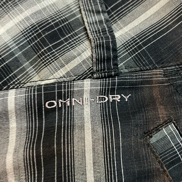 Columbia Titanium Omni-Shield Black Plaid Shorts size 16 - Picture 3 of 12